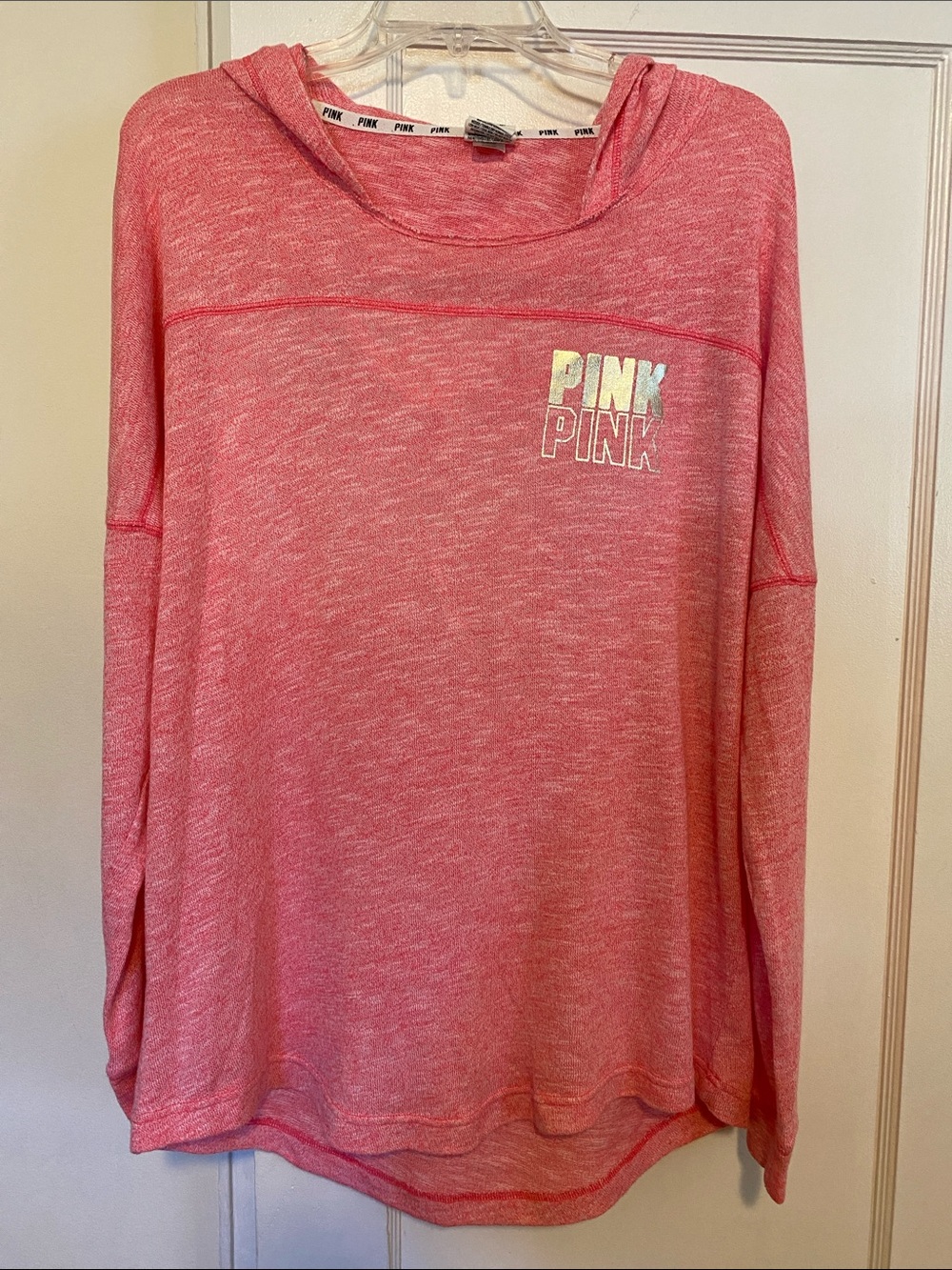 Victoria’s Secret PINK lightweight knit pullover top/sweater with open back L